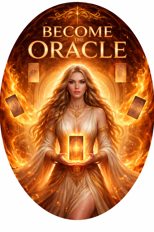 🔥 Become the Oracle in 10 Weeks plus 2 bonus sessions! "Tarot Mastery"